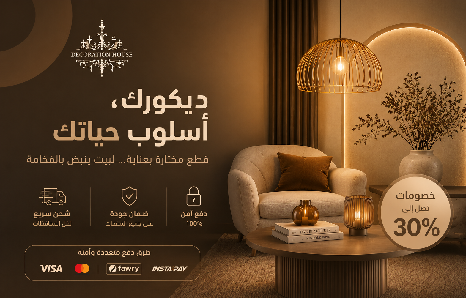 النجف: لمسة فخامة تُضيء منزلك بأناقة - ديكوريشن هاوس